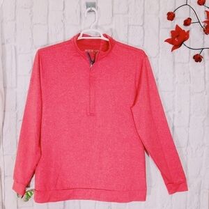 Matte Grey Hightower 1/4 Zip‎ Heather Pullover Performance Golf